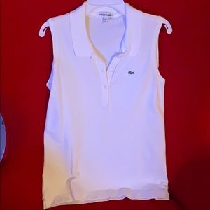 Lacoste women sleeveless Polo